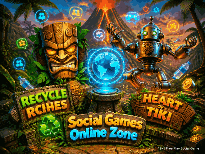 Stylish representation of social gaming